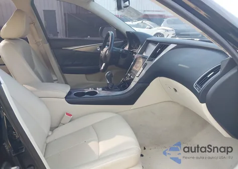 2015 Infiniti Q50 Premium from USA, damaged, VIN JN1BV7ARXFM407814